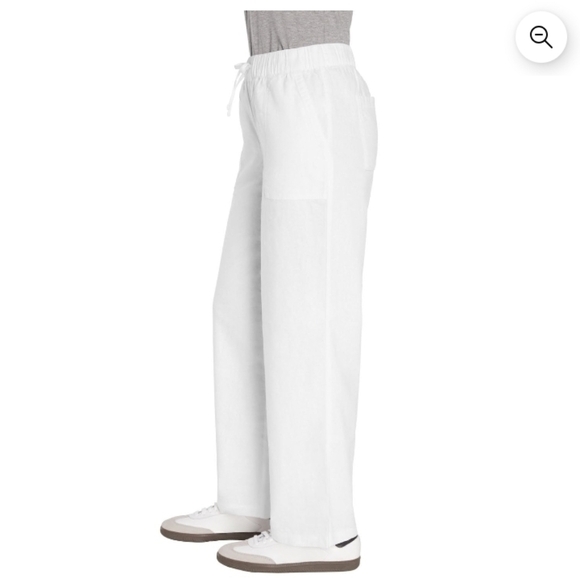 Gap Women's Linen Pants White - Picture 3 of 9